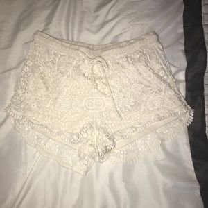 Crochet shorts